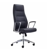 Кресло  PREMIUM Adept EX-752, синхромеханизм, алюминий, экокожа, черное, 532930