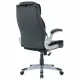 Кресло  PREMIUM "Phantom EX-553", рециклированная кожа, регулируемый подголовник, черное, 532940. Фото товара с разных ракурсов.