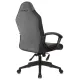 Кресло игровое Zombie Hero серый текстиль/эко.кожа крестов. пластик. Фото товара с разных ракурсов.