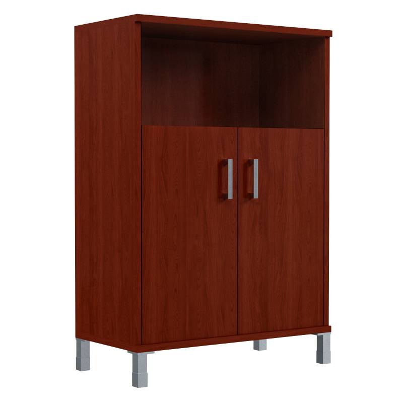Шкаф средний с глухими малыми дверьми B 420.2 Бургунди 900х450х1286  главное фото